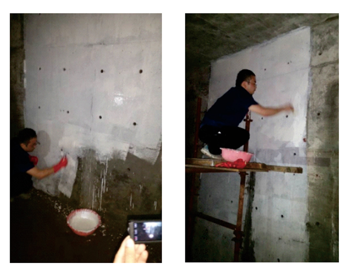 珠海七星級(jí)芙蓉樹酒店地下4層停車庫墻面防滲防水修繕工程